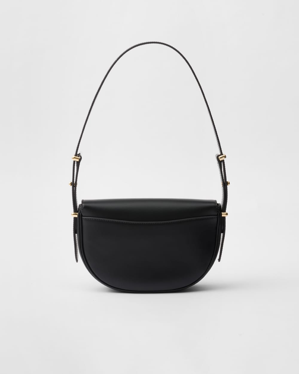Prada Arqué Leather Shoulder Bag With Flap - Image 5